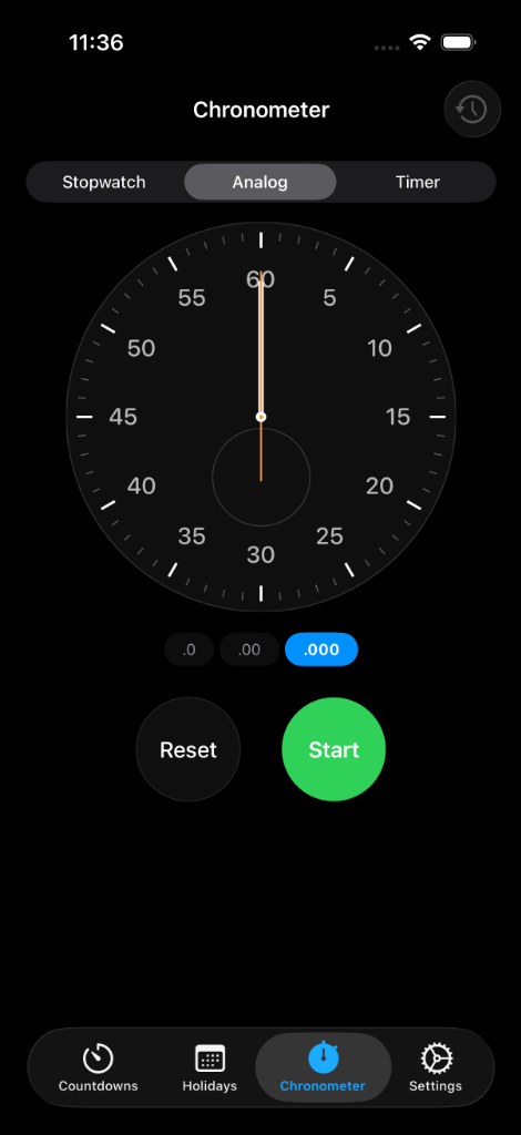 Chronometer Stopwatch