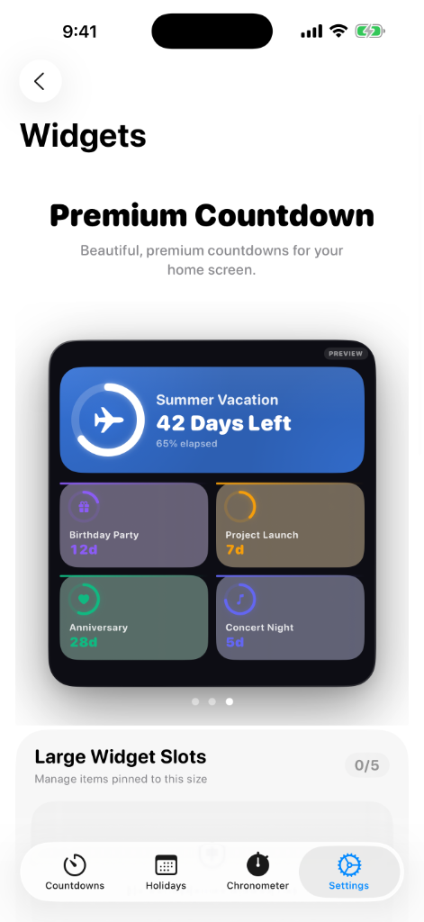 Premium Countdown Light